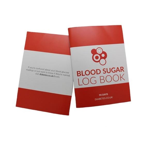 90 Day Blood Sugar Log Book - Diabetes.co.uk
