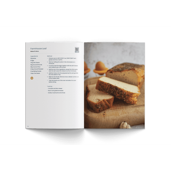 Low Carb Bread Cookbook: 23 Tasty and Easy Low Carb Breads (PDF/ebook)