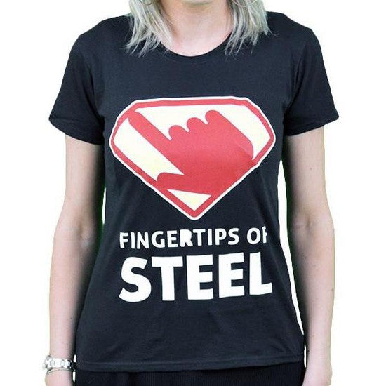 Fingertips of Steel Tee (Female) - Diabetes.co.uk